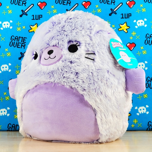 Squishmallow Ellen the Seal SFZ12 #21 Fuzz A Mallow UltraSoft Toy Plush NWT - Picture 6 of 12